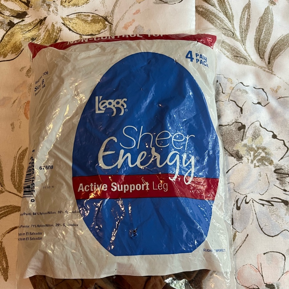 Leggs Sheer Energy Active Support Nylons